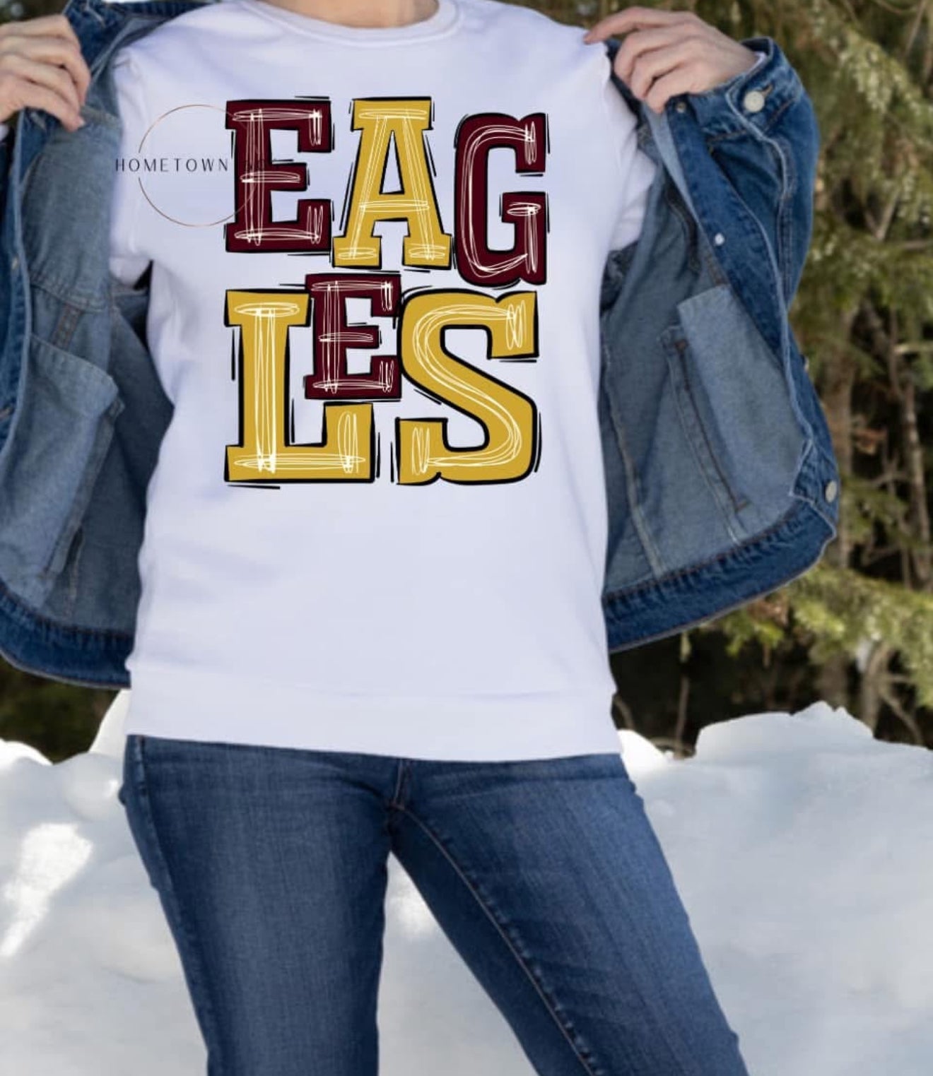 Eagles-Maroon and Gold