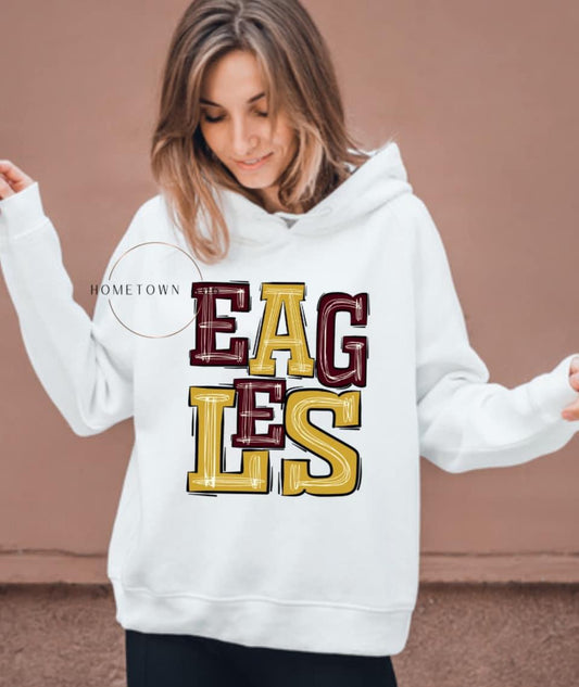 Eagles-Maroon and Gold